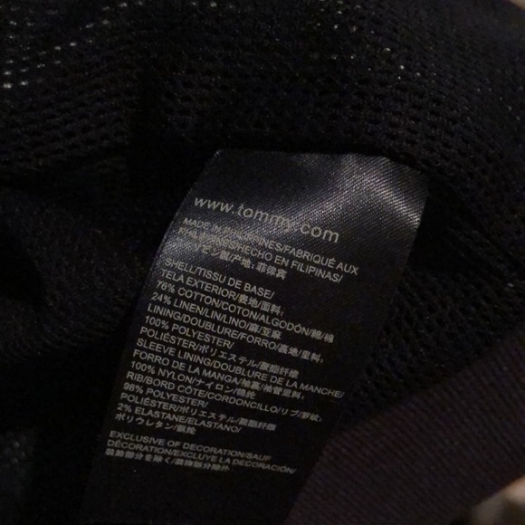 Baby blue linen Tommy jacket - Picture 3 of 3